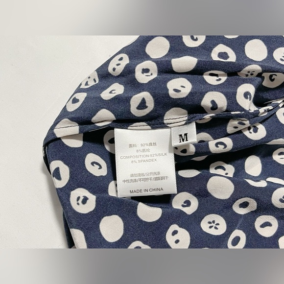 Silk Midi Skirt with Front Slit - Picture 14 of 15